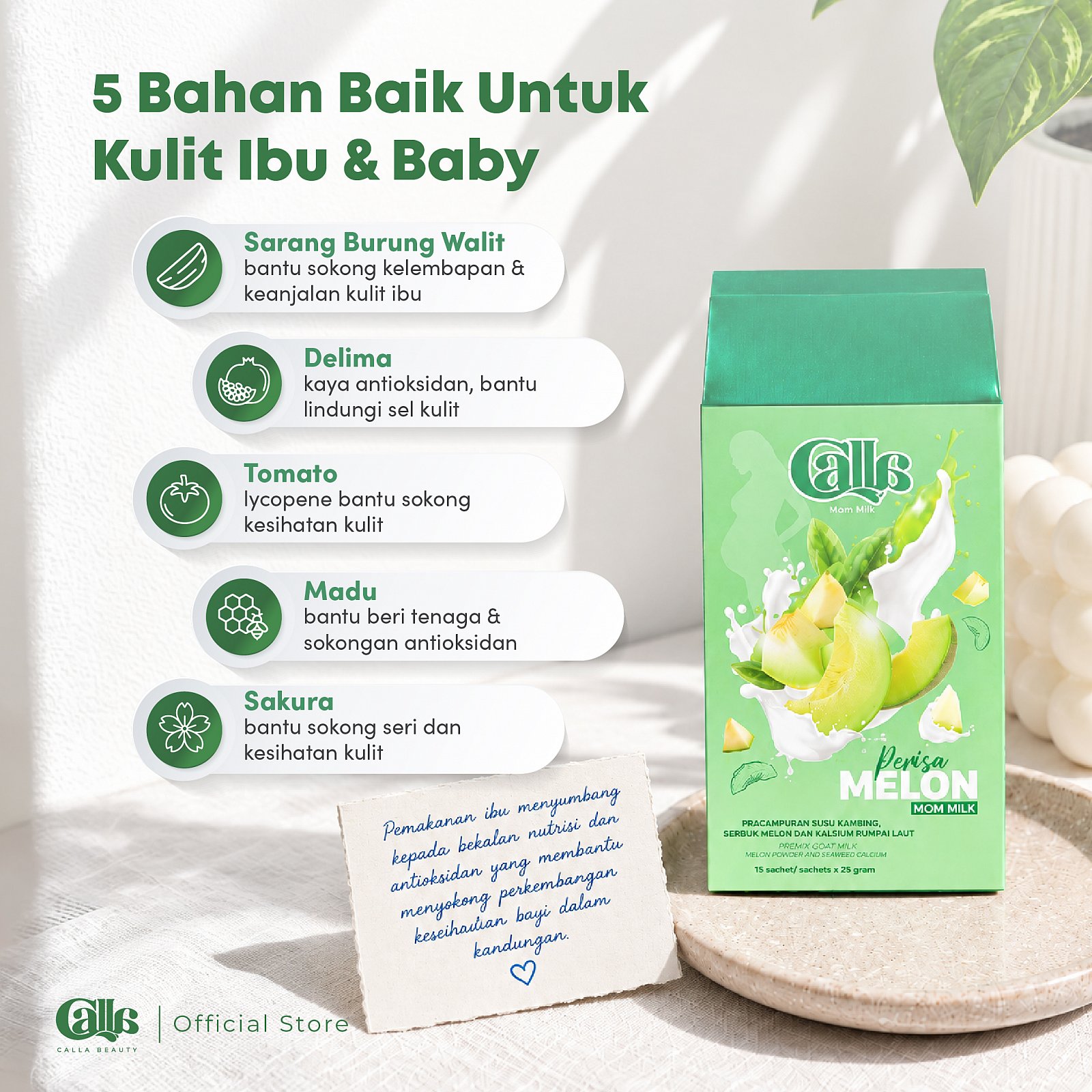 Calla Mom milk