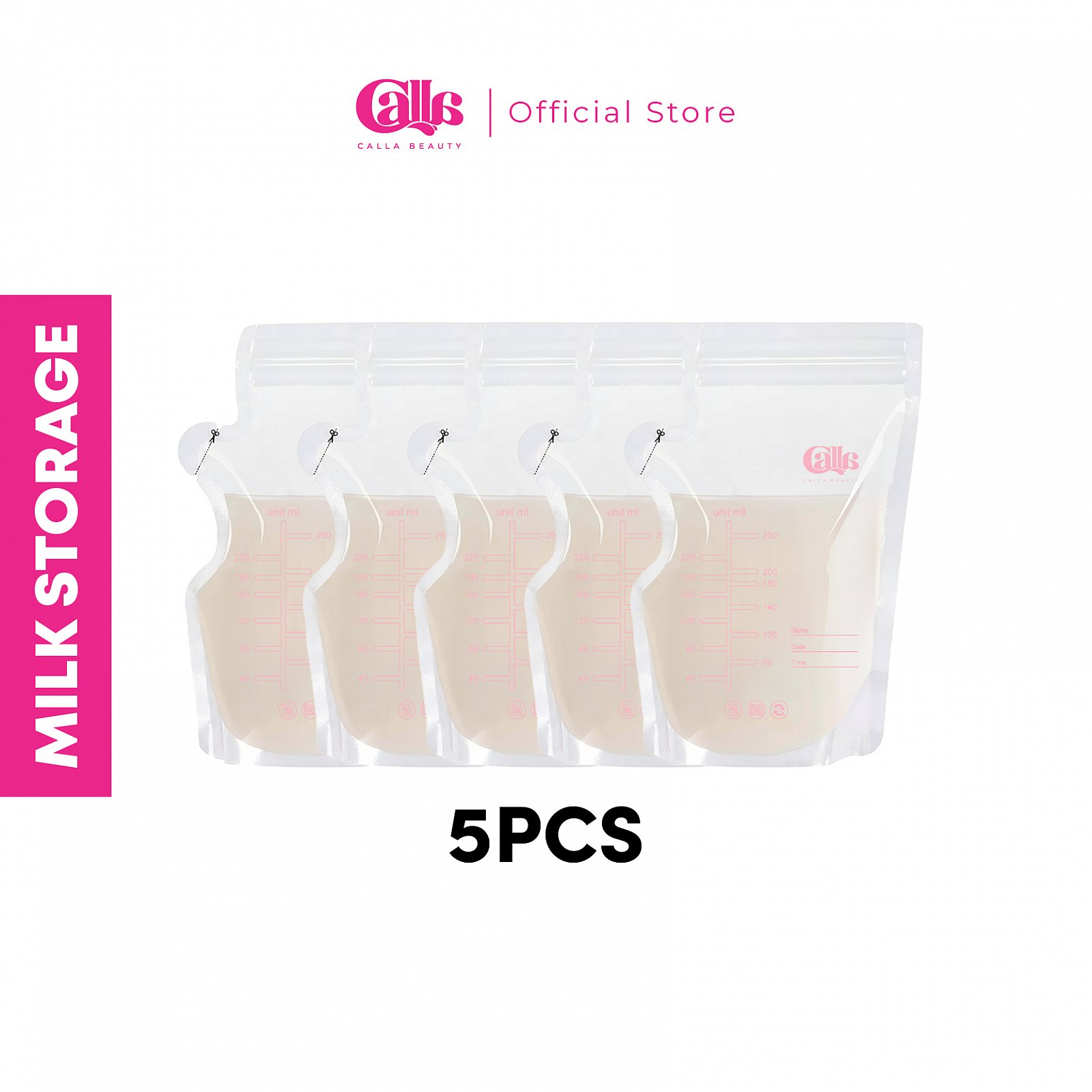 Milk Storage Plastic (5pcs)
