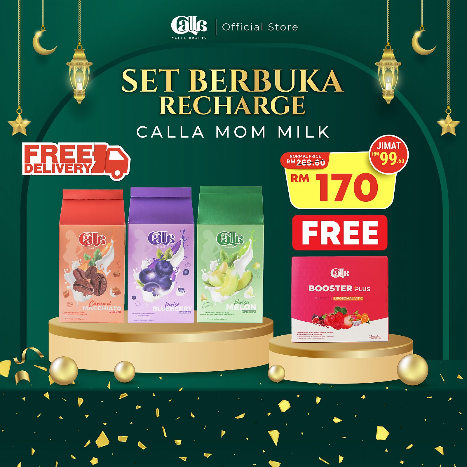 Farah Fakhira x Calla Milk - Combo 3 Box